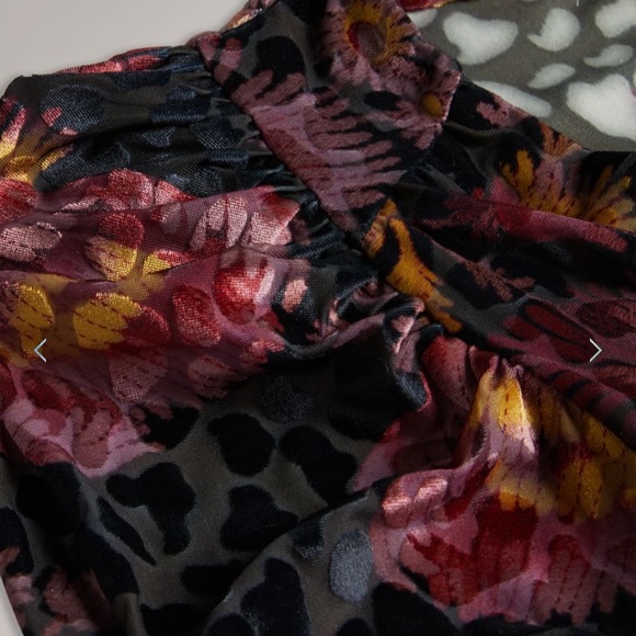 Ted Baker Velvet long sleeve top - Picture 2 of 5